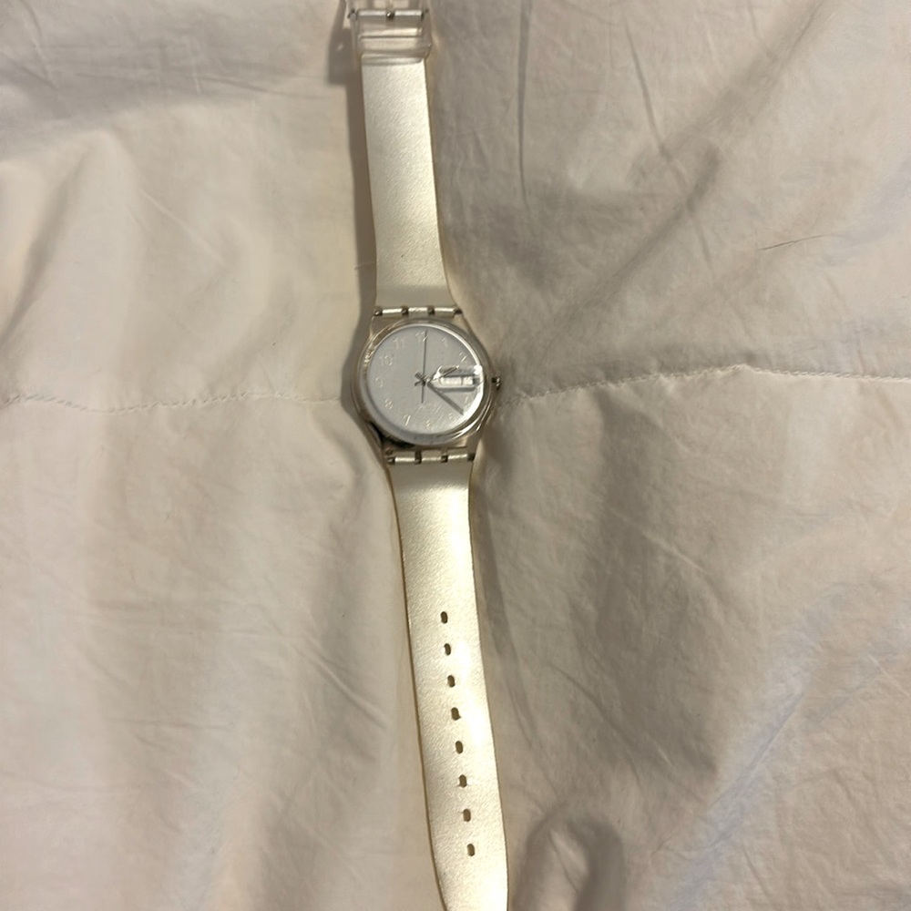 Swatch watch white